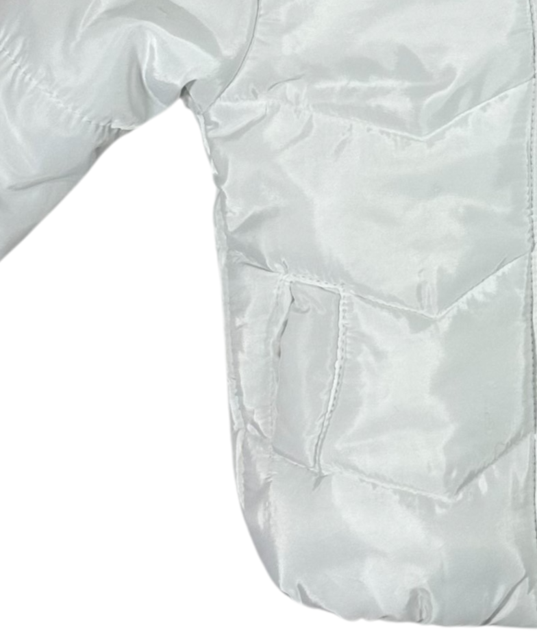 Waterproof Heavy Fleece Lined Off-white Jacket