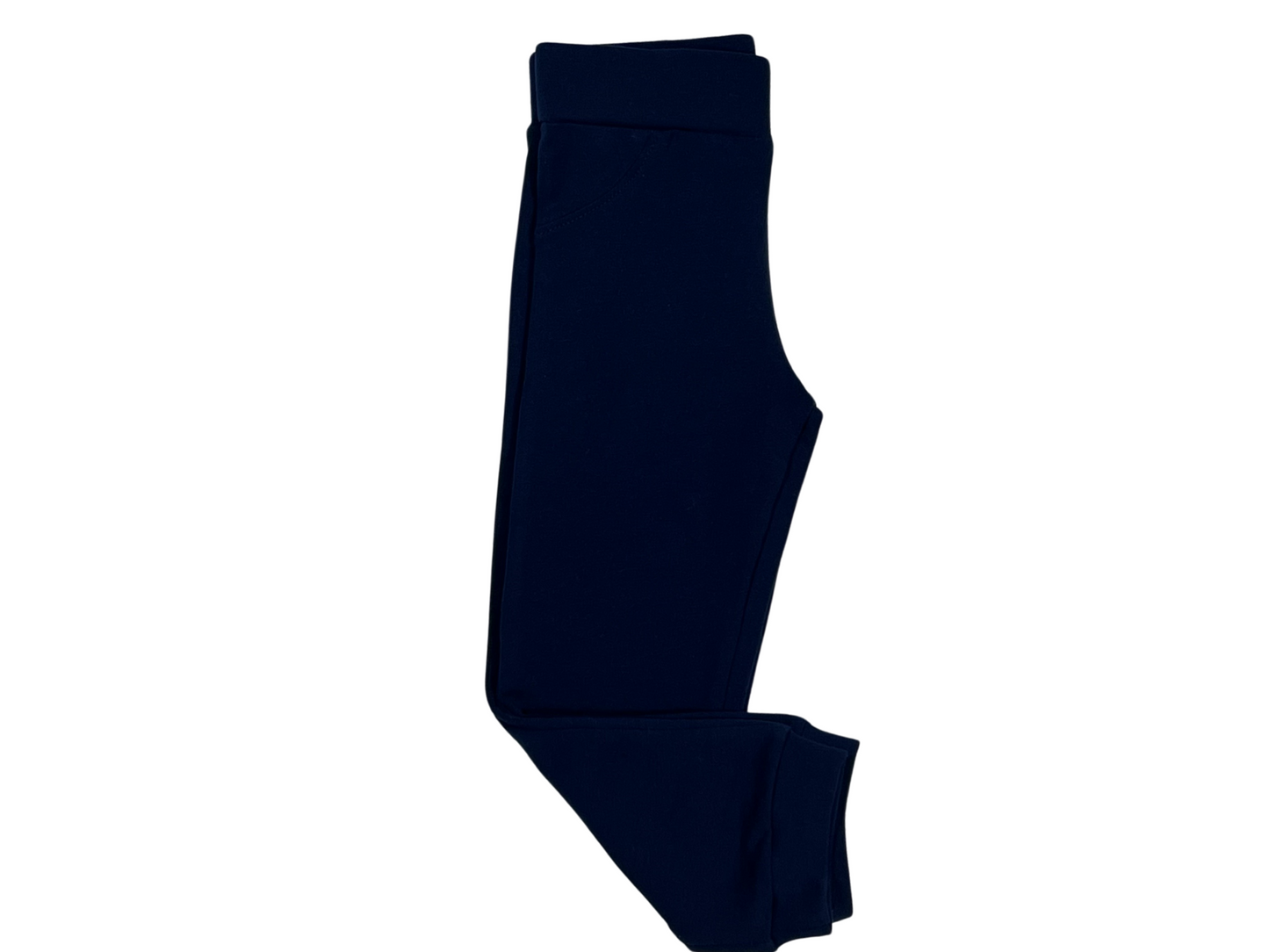 Navy Blue Slim Baby Sweatpants