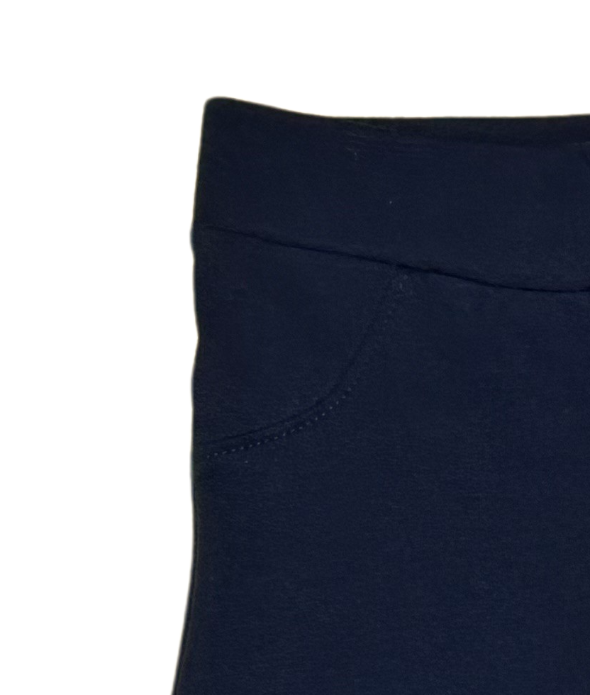 Navy Blue Slim Baby Sweatpants