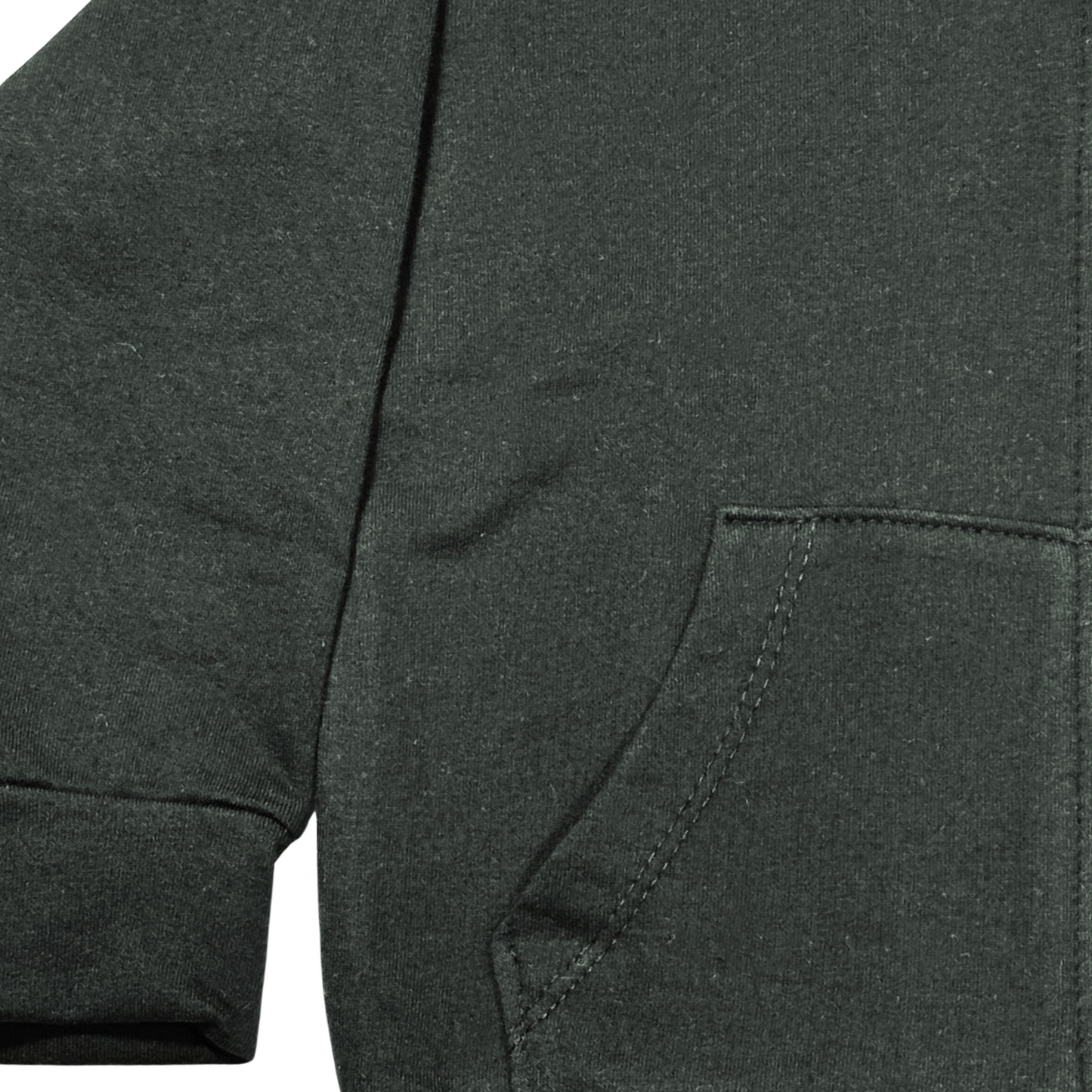 Black Casual Baby Sports Jacket (zip-up Hoodie)