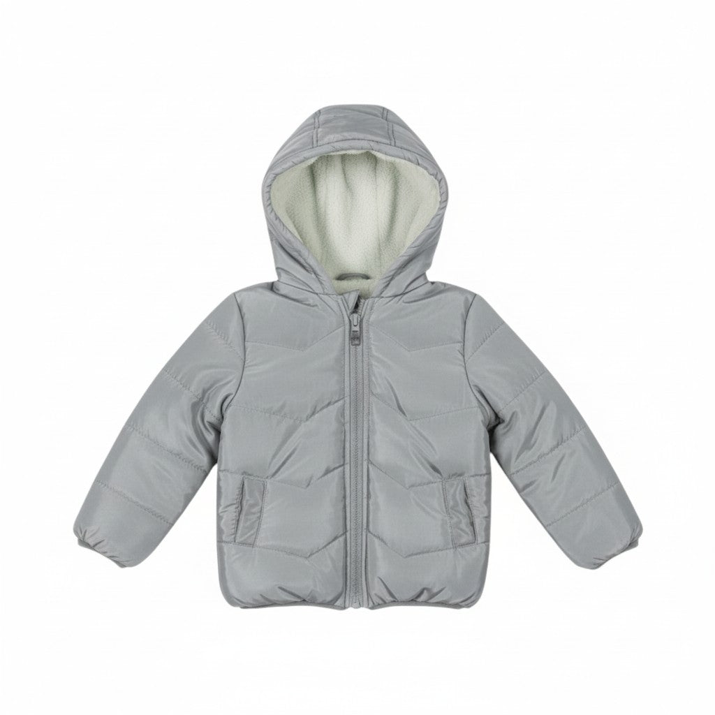 Waterproof Heavy Fleece Lined Grey Jacket