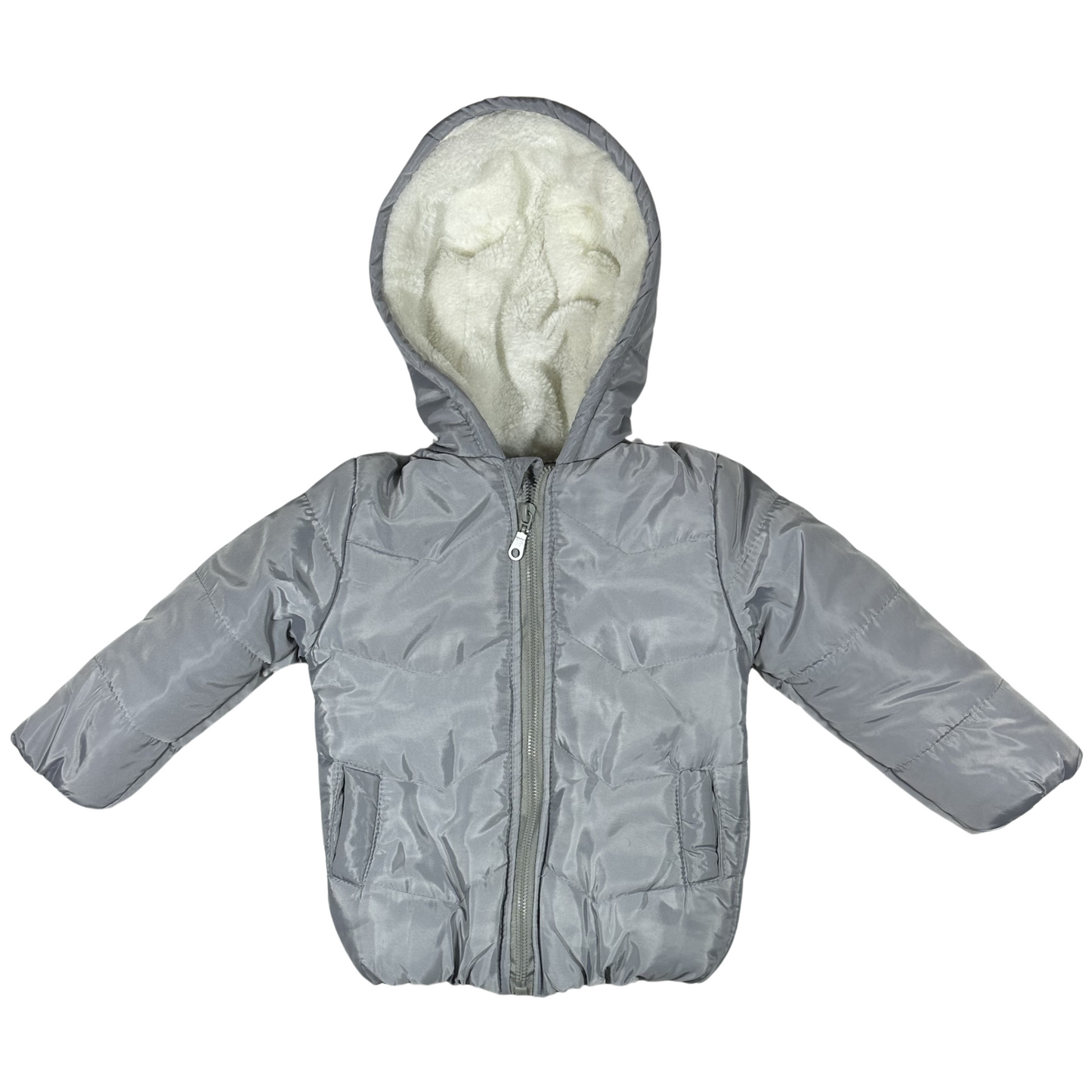 Waterproof Heavy Fleece Lined Grey Jacket