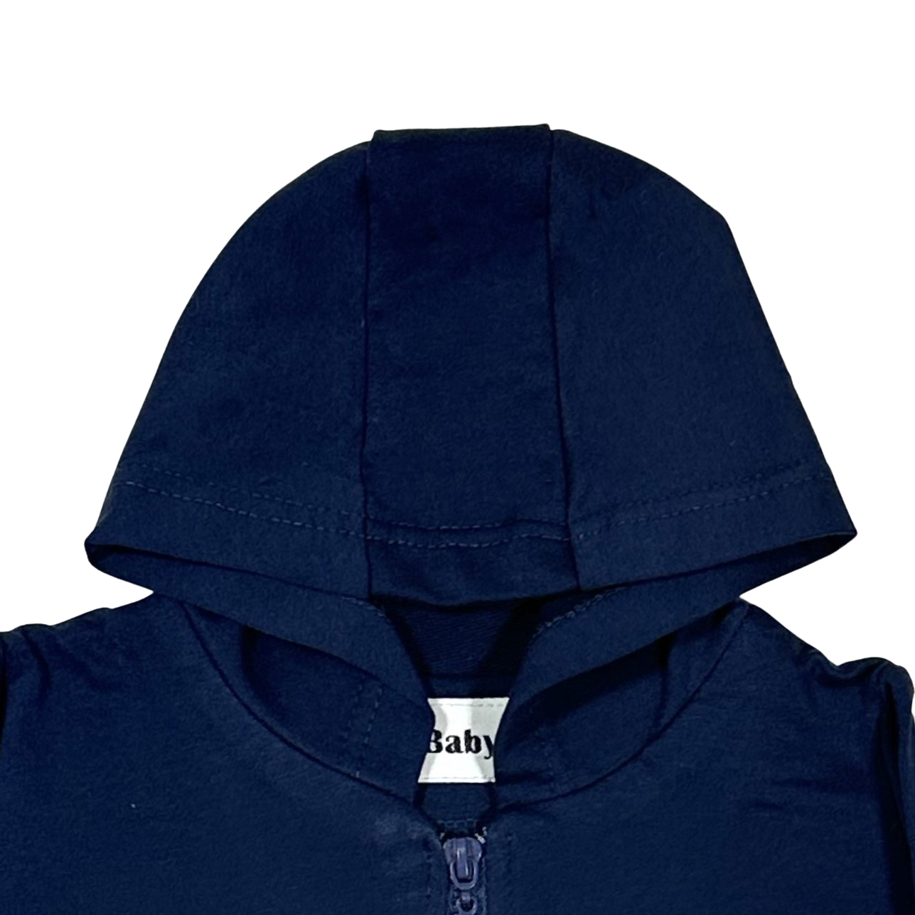 سترة رياضية خفيفة باللون الأزرق البحري (هودي بسحاب)