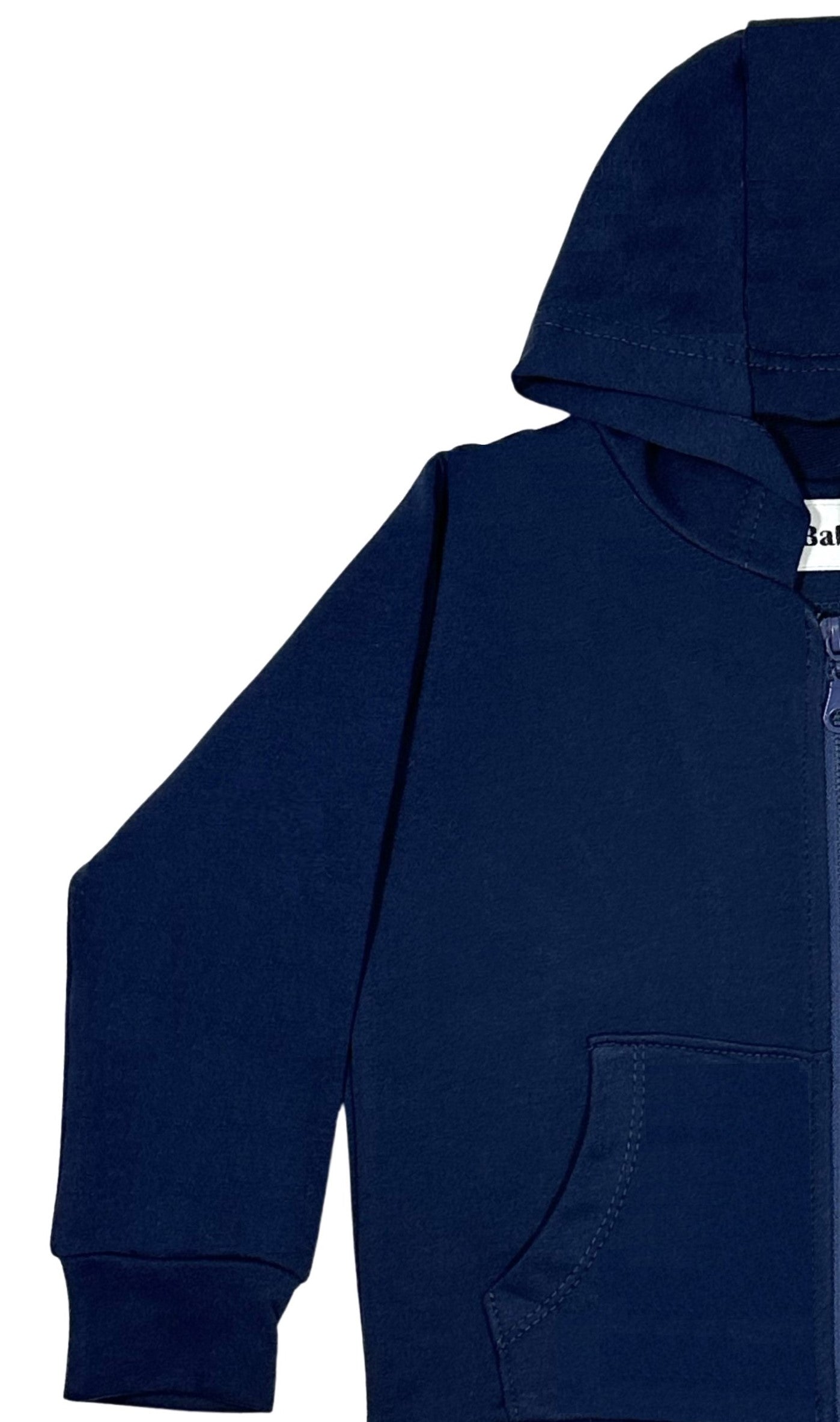 سترة رياضية خفيفة باللون الأزرق البحري (هودي بسحاب)