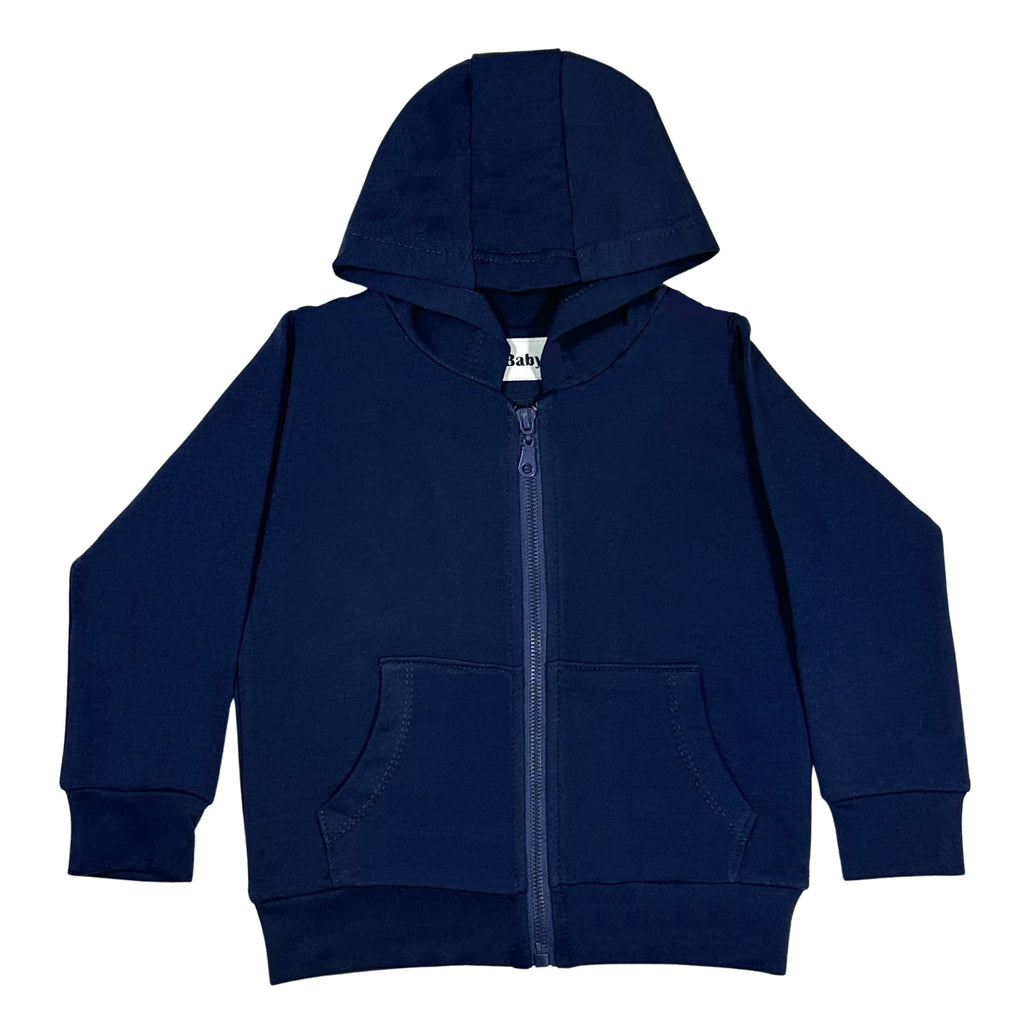 سترة رياضية خفيفة باللون الأزرق البحري (هودي بسحاب)