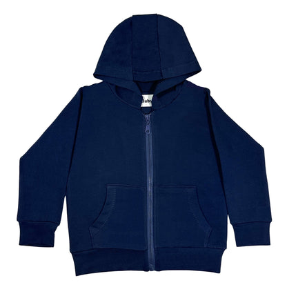 Navy Light Sports Jacket (Zip-up Hoodie)
