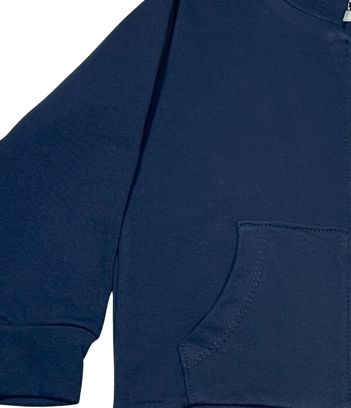 سترة رياضية خفيفة باللون الأزرق البحري (هودي بسحاب)