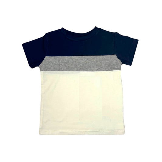 Multicolor Boys T-shirt (Navy/Grey/White)