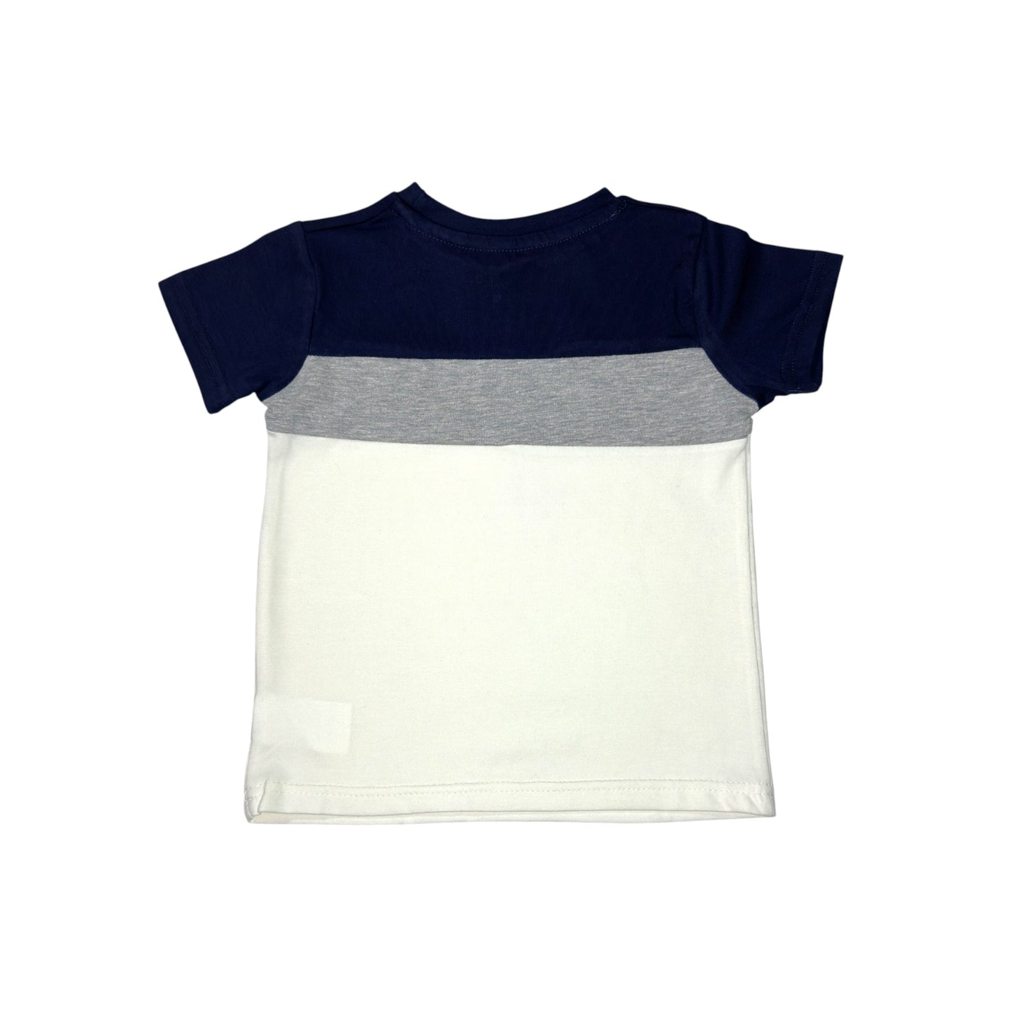 Multicolor Boys T-shirt (Navy/Grey/White)