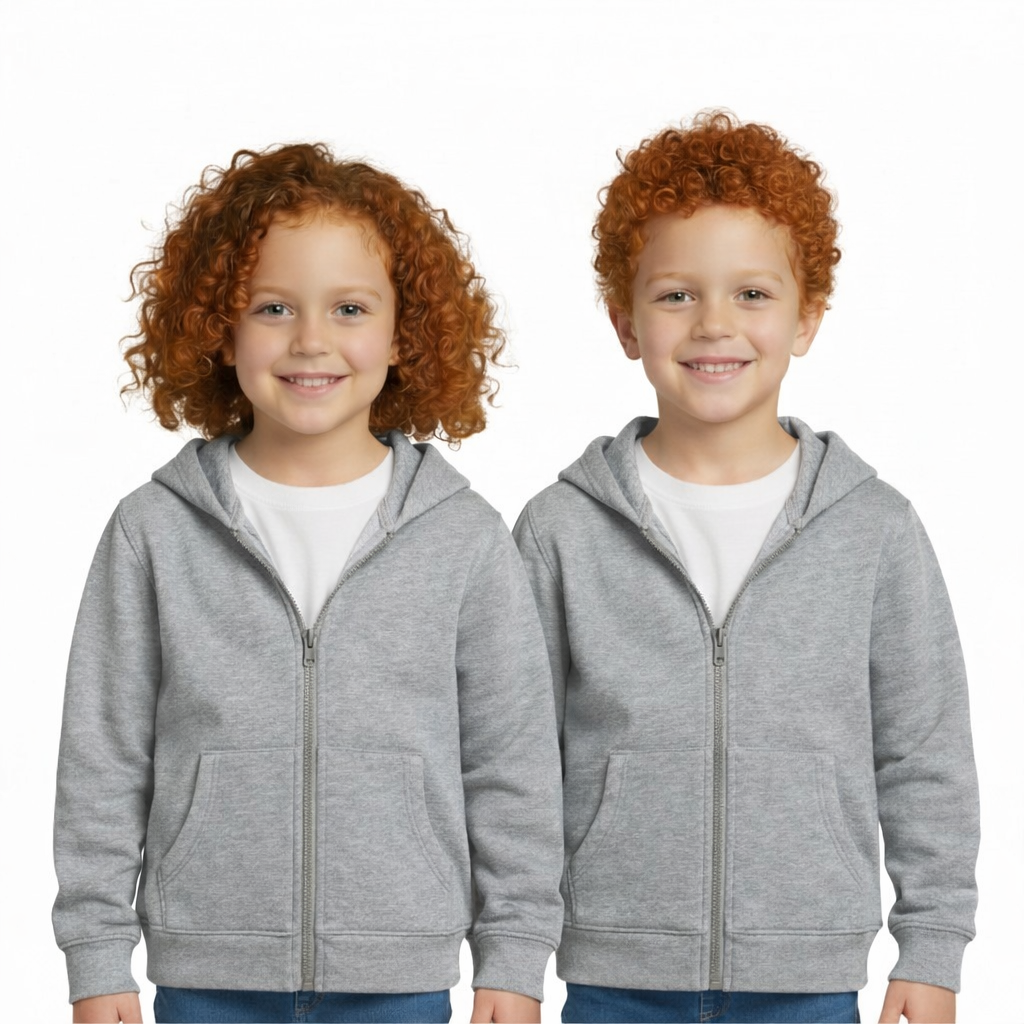 Light grey Zip up Hoodie Sports Jacket
