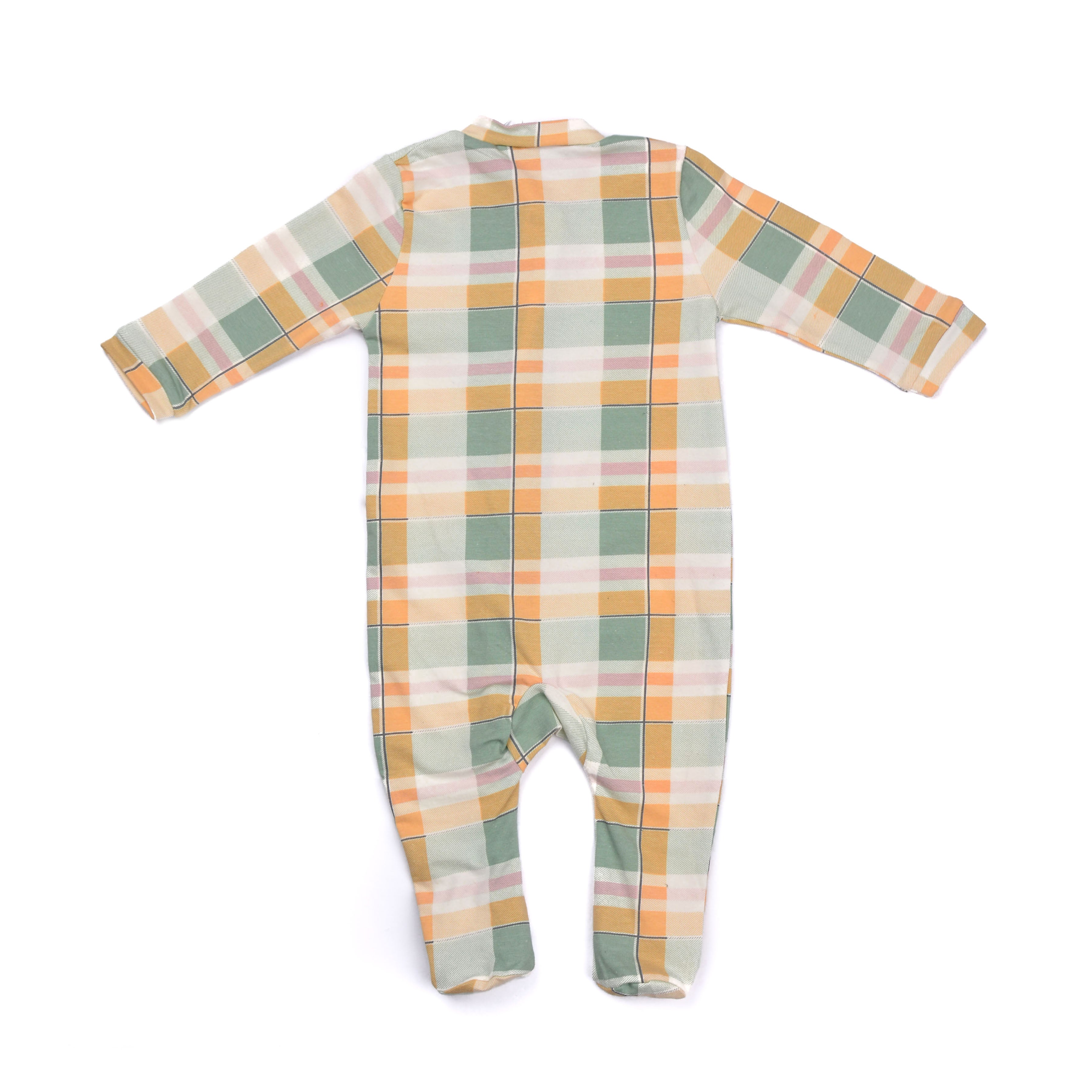 Mint Printed Soft Cotton Baby Bodysuit With Ice Cap