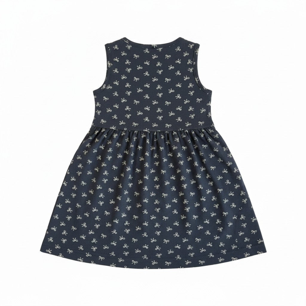 Grey Bow Dress