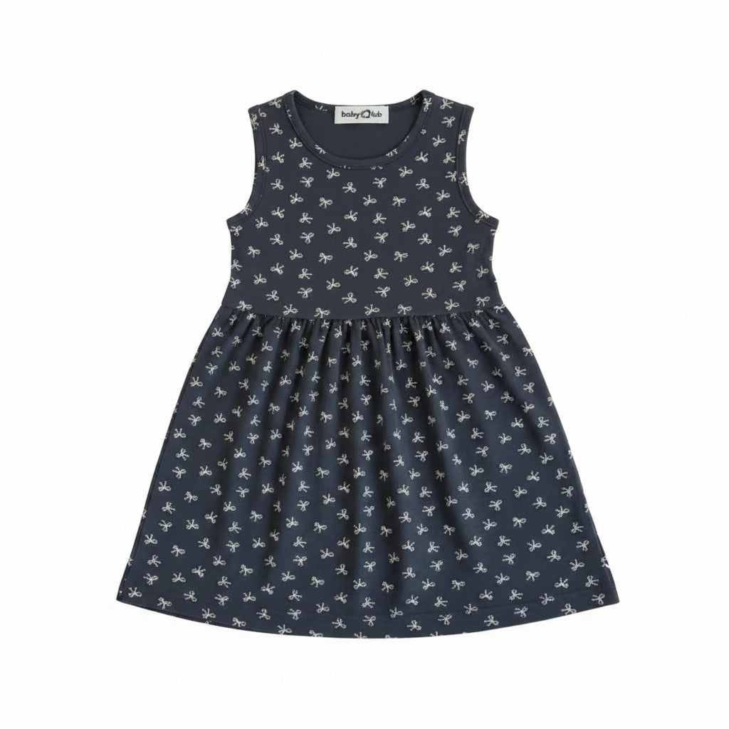 Grey Bow Dress