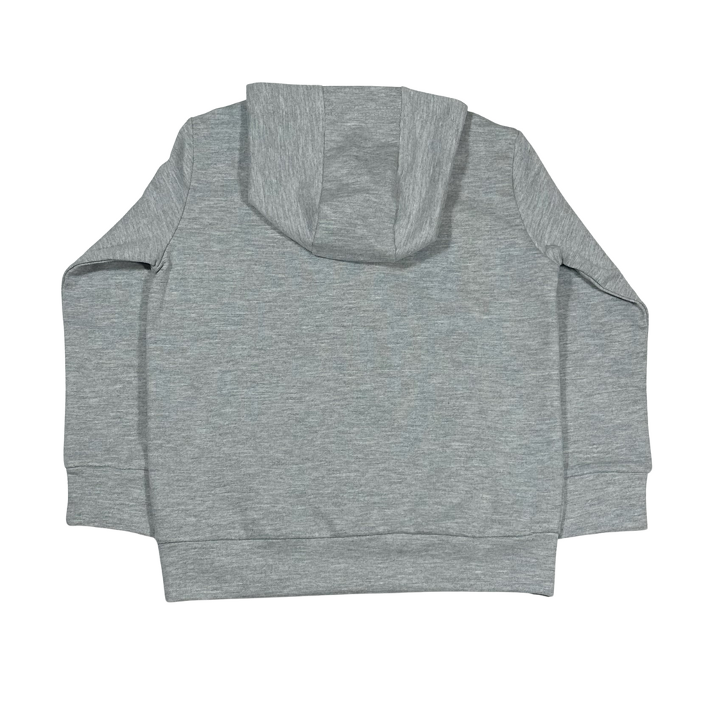 سترة رياضية رمادية فاتحة (هودي بسحاب)