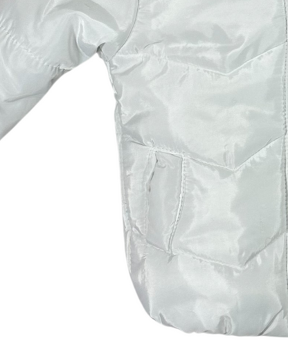 Waterproof Heavy Fleece Lined Off-white Jacket