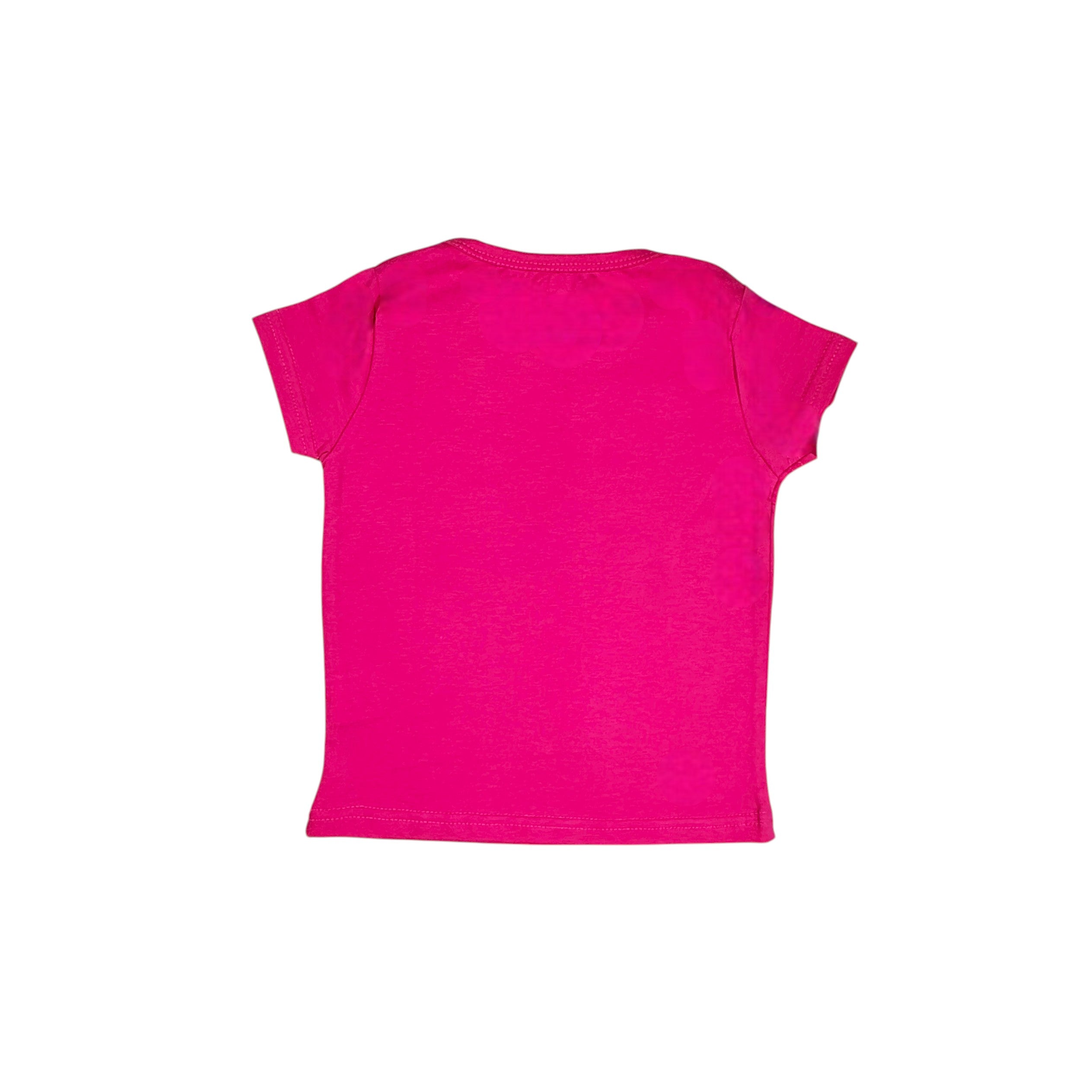 تي شيرت وردي بطبعة فتاة وحيد القرن