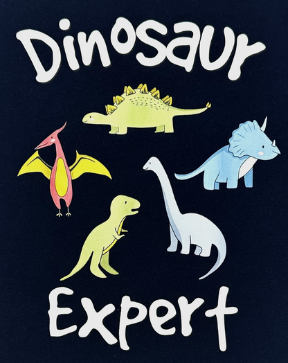 Dinosaurs Graphic Blue Cotton T-shirt