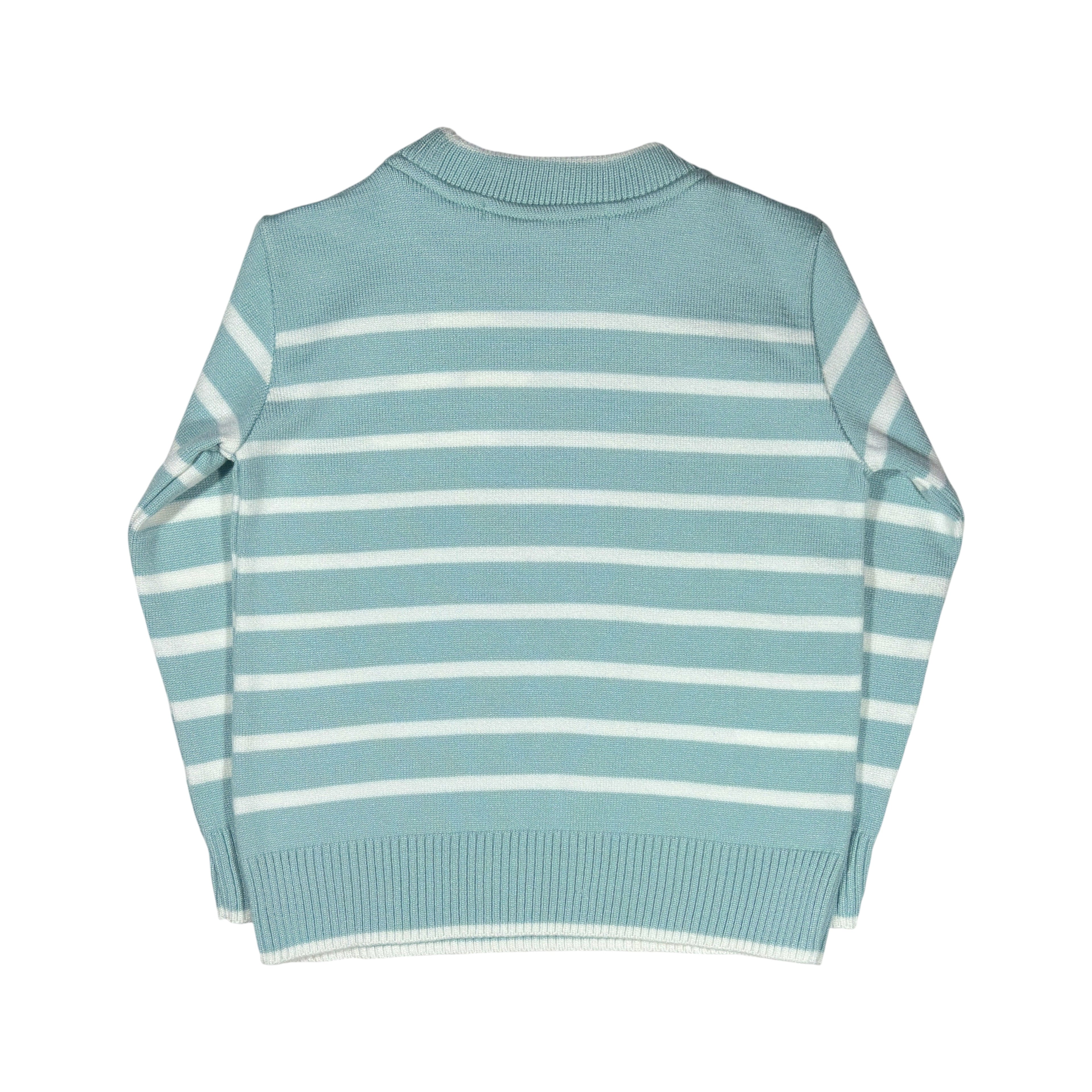 Mint green Long Sleeve Tricot Pullover