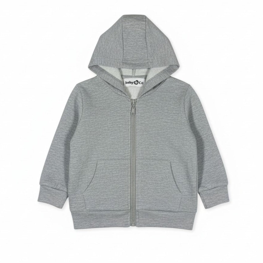 Light grey Zip up Hoodie Sports Jacket