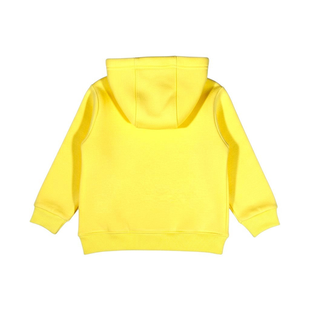 Yellow Hooded Melton Sweatshirt (Hoodie)