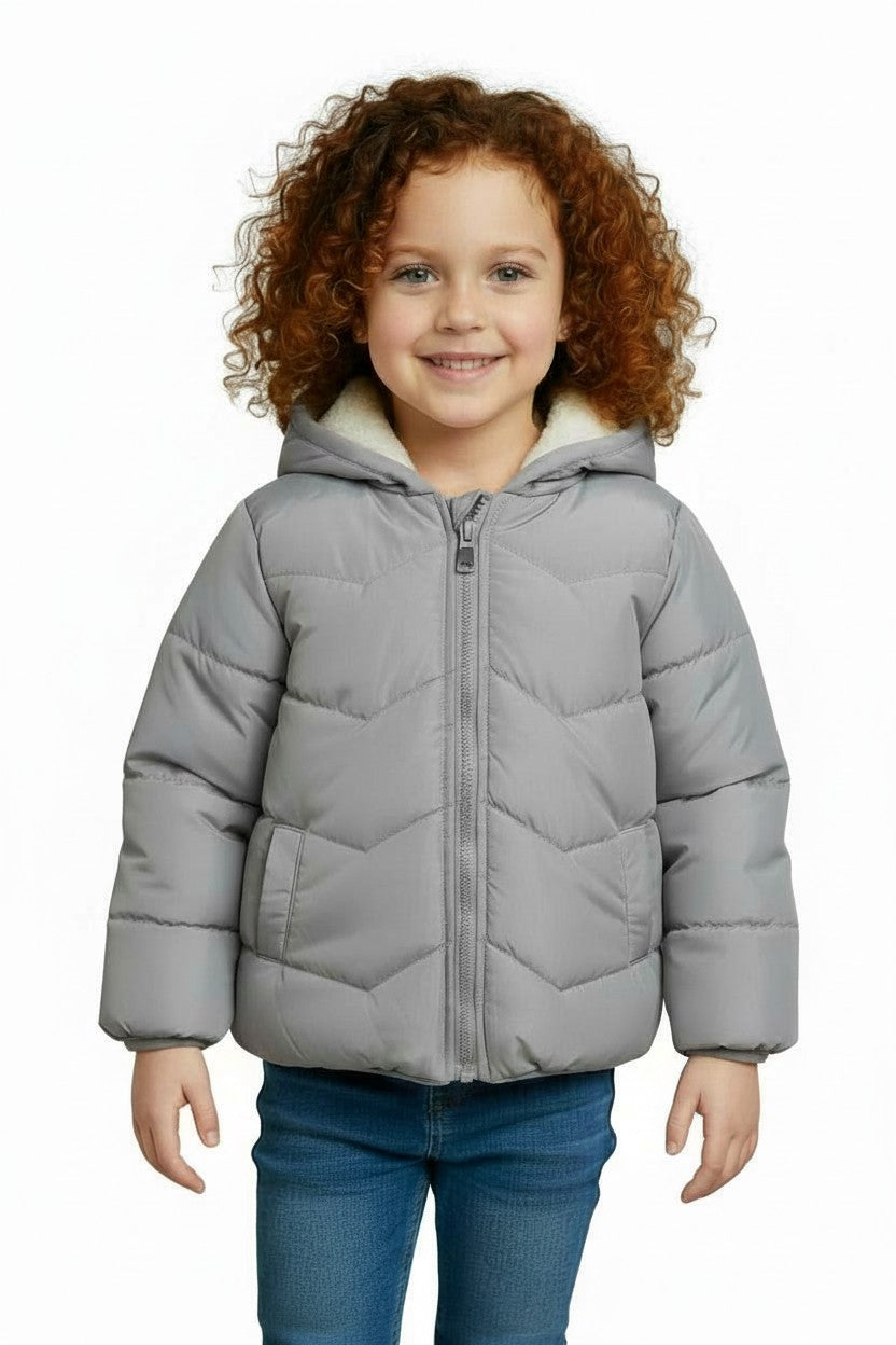 Waterproof Heavy Fleece Lined Grey Jacket